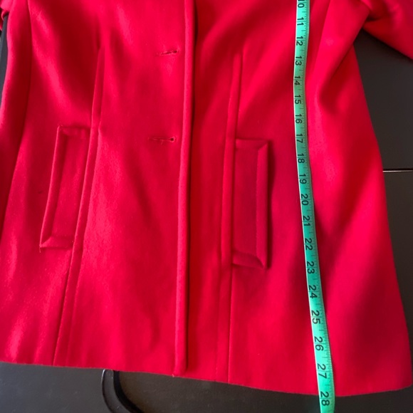 Centigrade Outerwear wool blend red coat - Picture 5 of 6